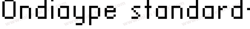 Ondiaype standard字体转换